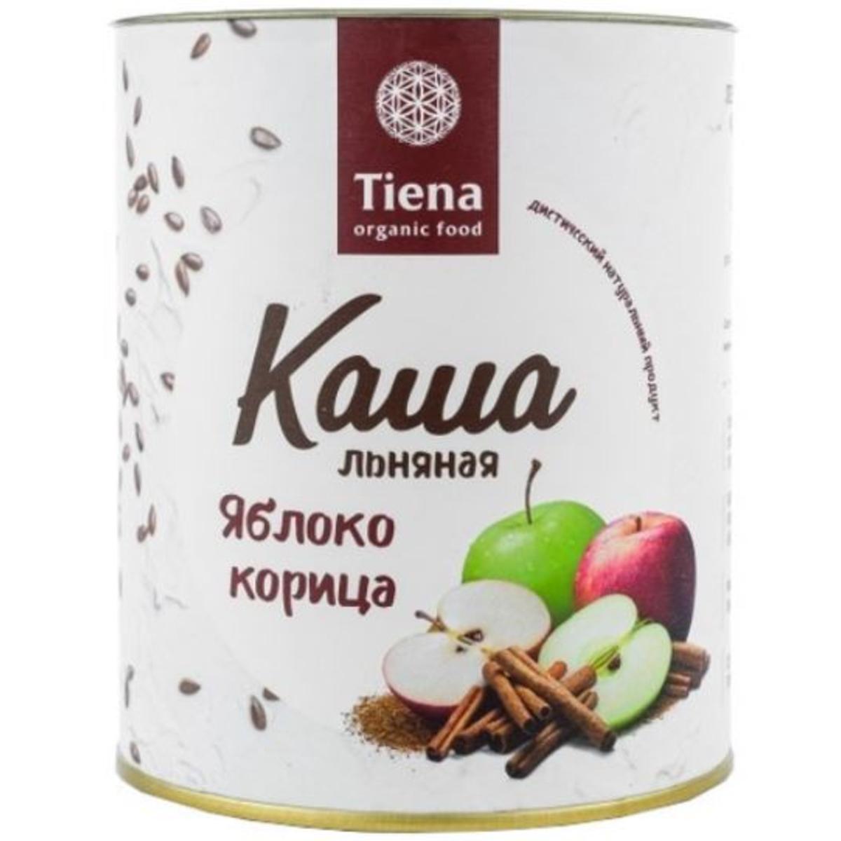 Купить Каша льняная с яблоком и корицей TIENA 400 г - Экоcтория Челябинск -  Экостория