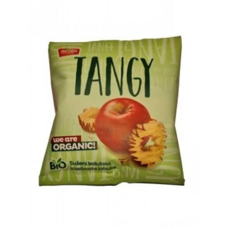 Яблочные чипсы - сушеные колечки кислых яблок TANGY 20 г