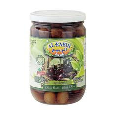 Оливки черные (маслины) с косточкой AL-RABIH, 600 г