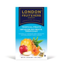LONDON FRUIT & HERB COMPANY фруктово-травяной чай "Тропические фрукты" 20 пакетиков в конвертах 40 г