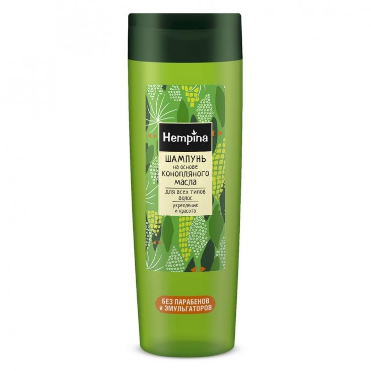 Hempina - шампунь для любых волос на основе конопляного масла "Компас здоровья" 250 мл