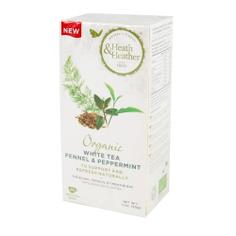 Heath & Heather чай белый органический с фенхелем и мятой 20 пакетиков 30 г