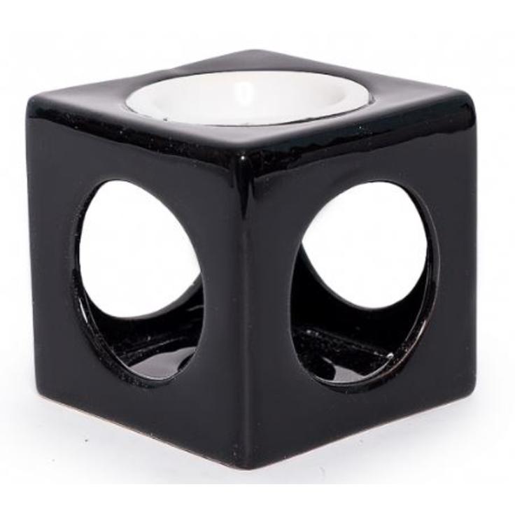 Аромалампа "Куб" черно-белый 8.5 см