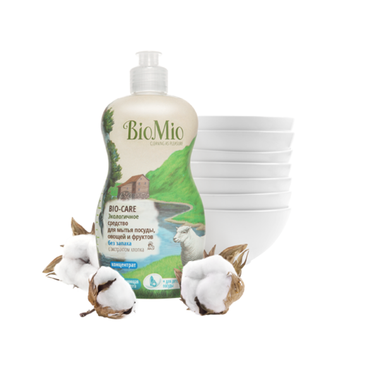 BioMio BIO-CARE средство для мытья посуды, овощей и фруктов без запаха 450 мл