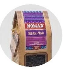 Иван-чай Лесной черный листовой ферментированный NOMAD, 50 г
