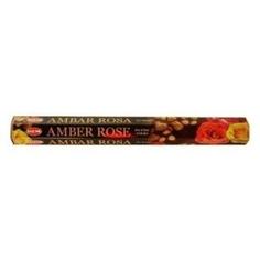 Благовония HEM Amber-Rose - Янтарь и роза, 20 палочек