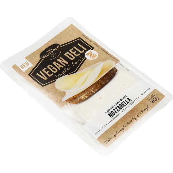 Сыр постный в нарезке Моцарелла VEGAN DELI, LINCK, 160 г