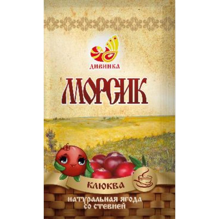 Морсик со стевией "Клюква" ДИВИНКА 2.73 г