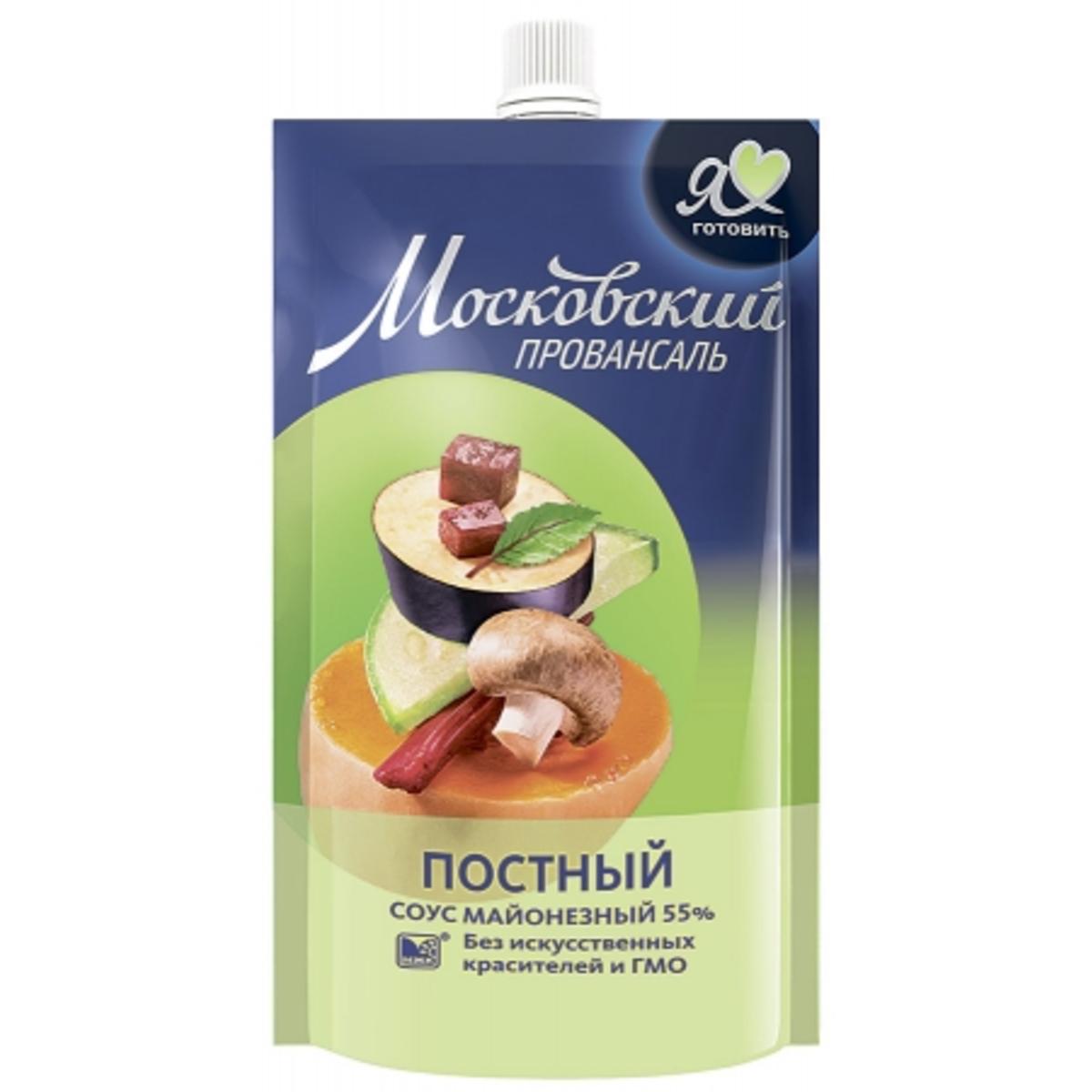 Купить Майонез постный веганский "Московский провансаль" 55% 220  мл - Экоcтория Челябинск - Экостория