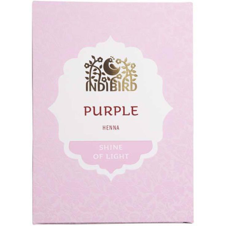 Натуральная краска для волос пурпурная Хна Indibird, 50 г