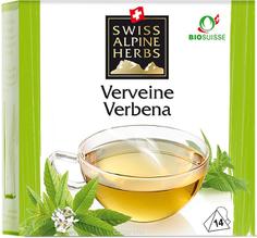 Органический травяной чай «Вербена» SWISS ALPINE HERBS 14 пирамидок по 1 г