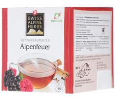 Органический травяной чай «Согревающий» SWISS ALPINE HERBS 14 пирамидок по 1 г