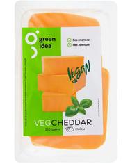 Сыр веганский безглютеновый в нарезке "Чеддер" Green Idea, 150 г
