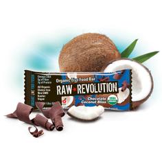 Батончик RAW REVOLUTION кокос в шоколаде (7 г протеина) органический, 51 г