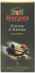 Шоколад горький с ежевикой "Какао Арриба" 77% Hachez, 100 г