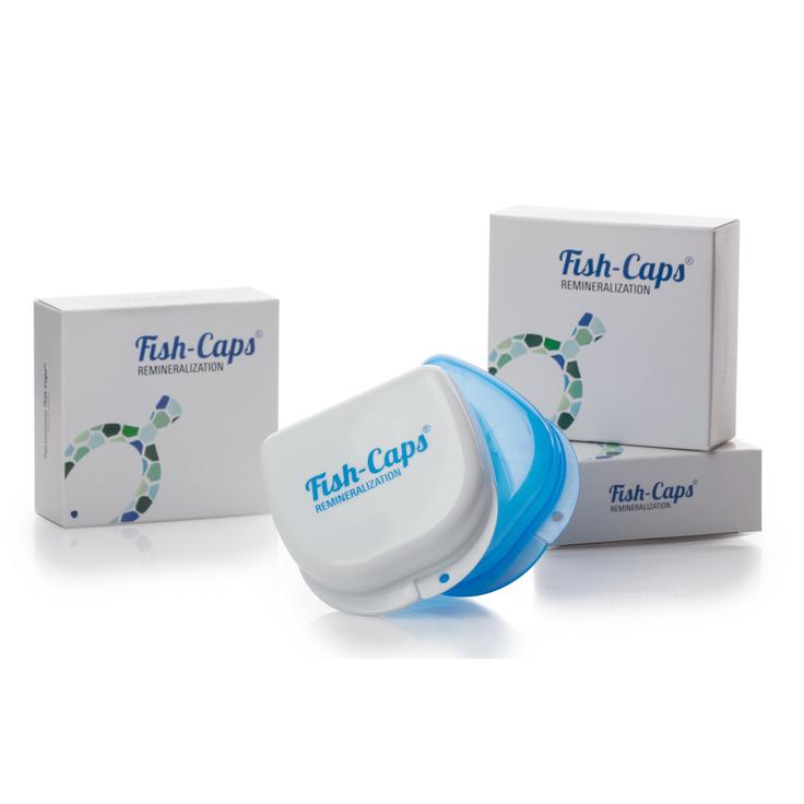 Капы термопластичные  для реминерализующих и отбеливающих гелей Fish-caps белые