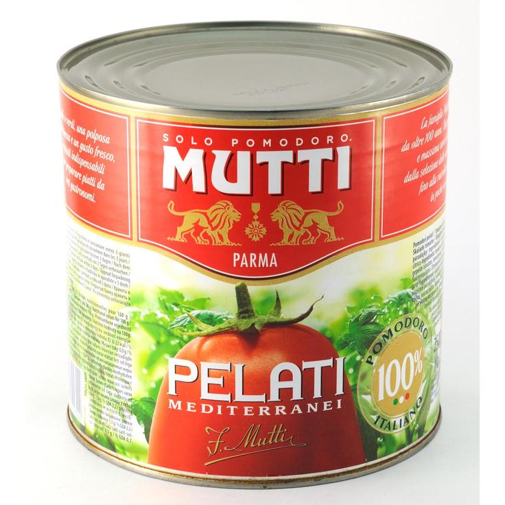 Помидоры очищенные в собственном соке PELATTI MUTTI 2.5 кг