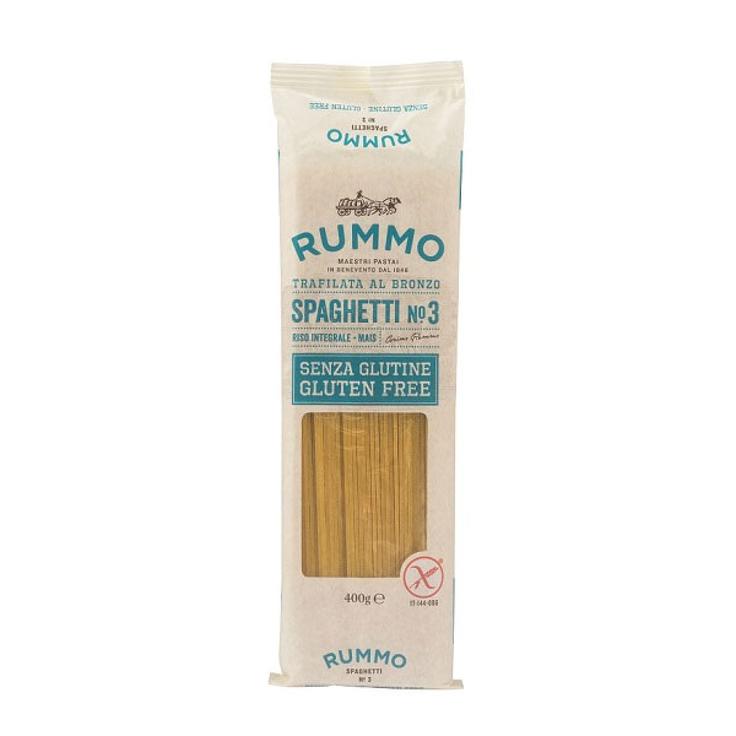RUMMO безглютеновые спагетти N3 из риса и кукурузы, 400 г
