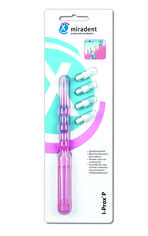 Монопучковая зубная щетка I-Prox P прозрачно-розовая miradent HAGEN WERKEN