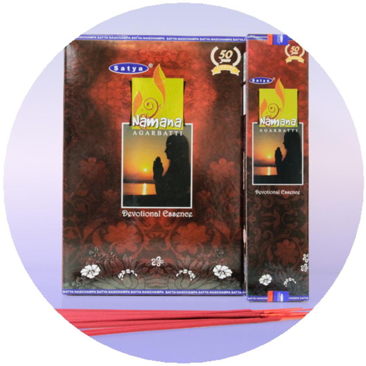 Купить Благовония Satya Namana, 20 г - Экоcтория Челябинск - Экостория