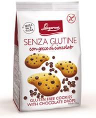 Печенье безглютеновое фроллини с каплями шоколада Lazzaroni 200 г