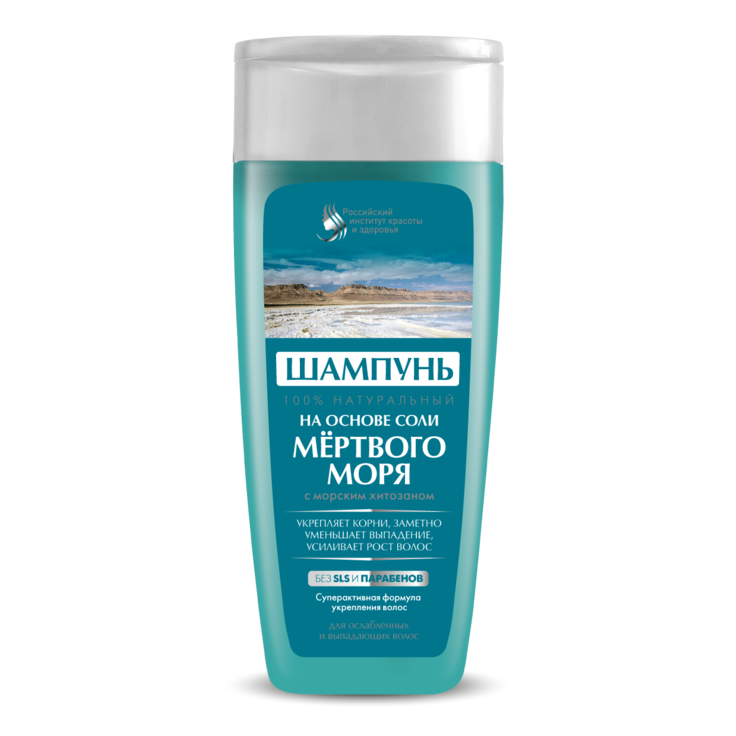 Шампунь для ослабленных волос "Соли Мертвого моря" против выпадения ФИТОКОСМЕТИК 270 мл