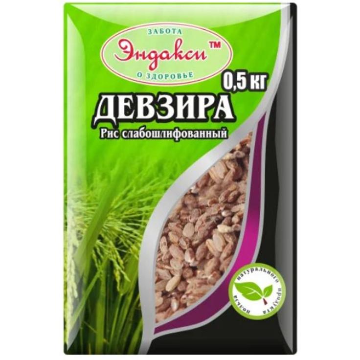 Рис слабошлифованный Девзира "Эндакси", 500 г