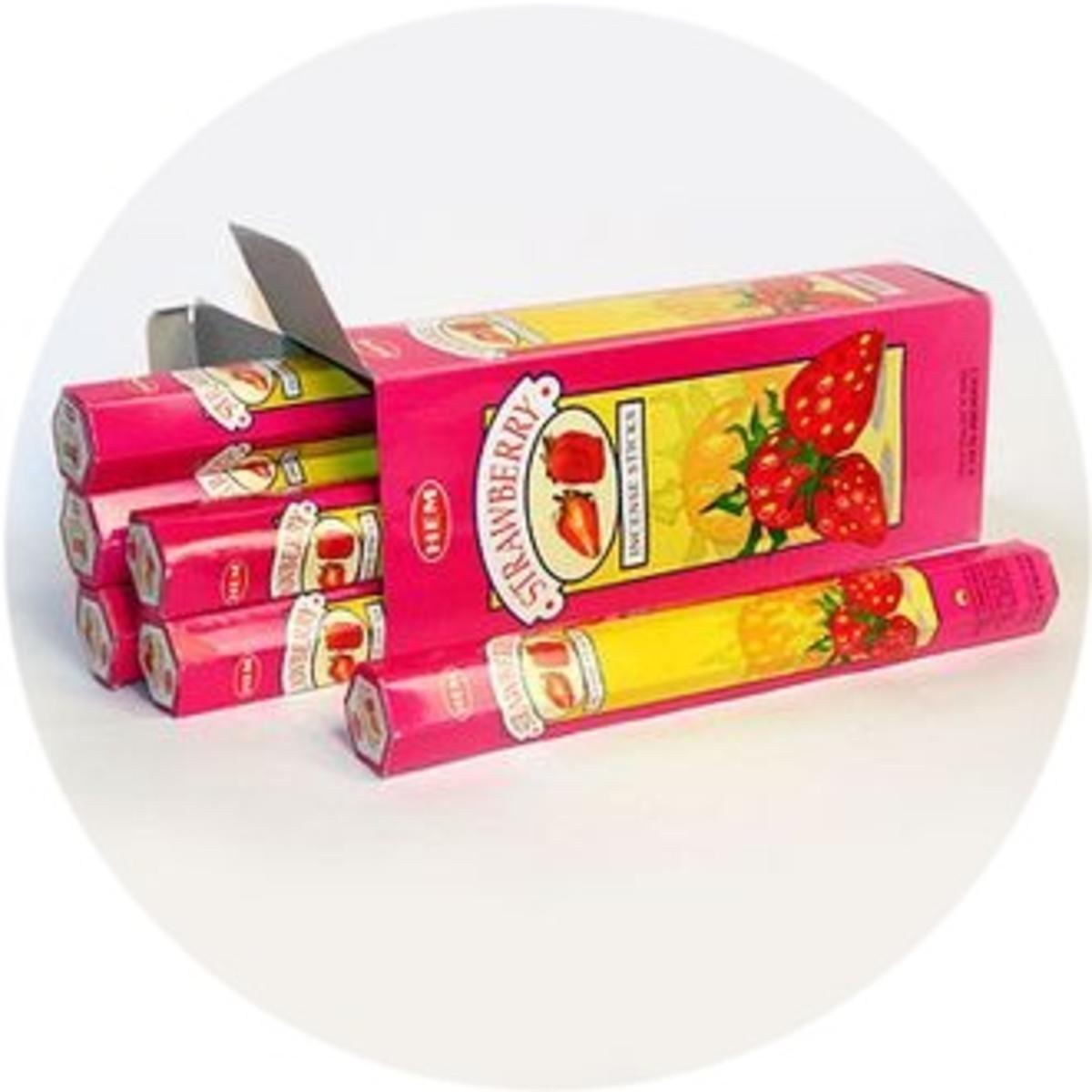 Купить Благовония HEM Strawberry - Клубника, 20 палочек - Экоcтория ...