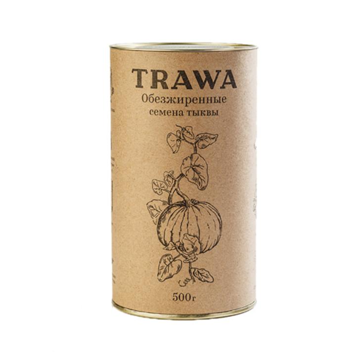 Обезжиренные семена тыквы TRAWA 500 г