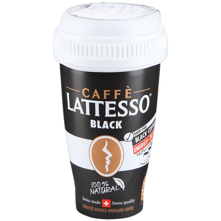 Напиток Lattesso Black кофесодержащий безалкогольный 250 мл