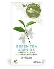 Heath & Heather чай зеленый с жасмином 20 пакетиков 40 г