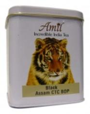 Чай черный органический в банке Ассам CTC "Tiger" Amil 100 г