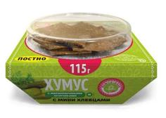 Хумус с маринованными огурчиками и мини-хлебцами Hummuskasa 115 г