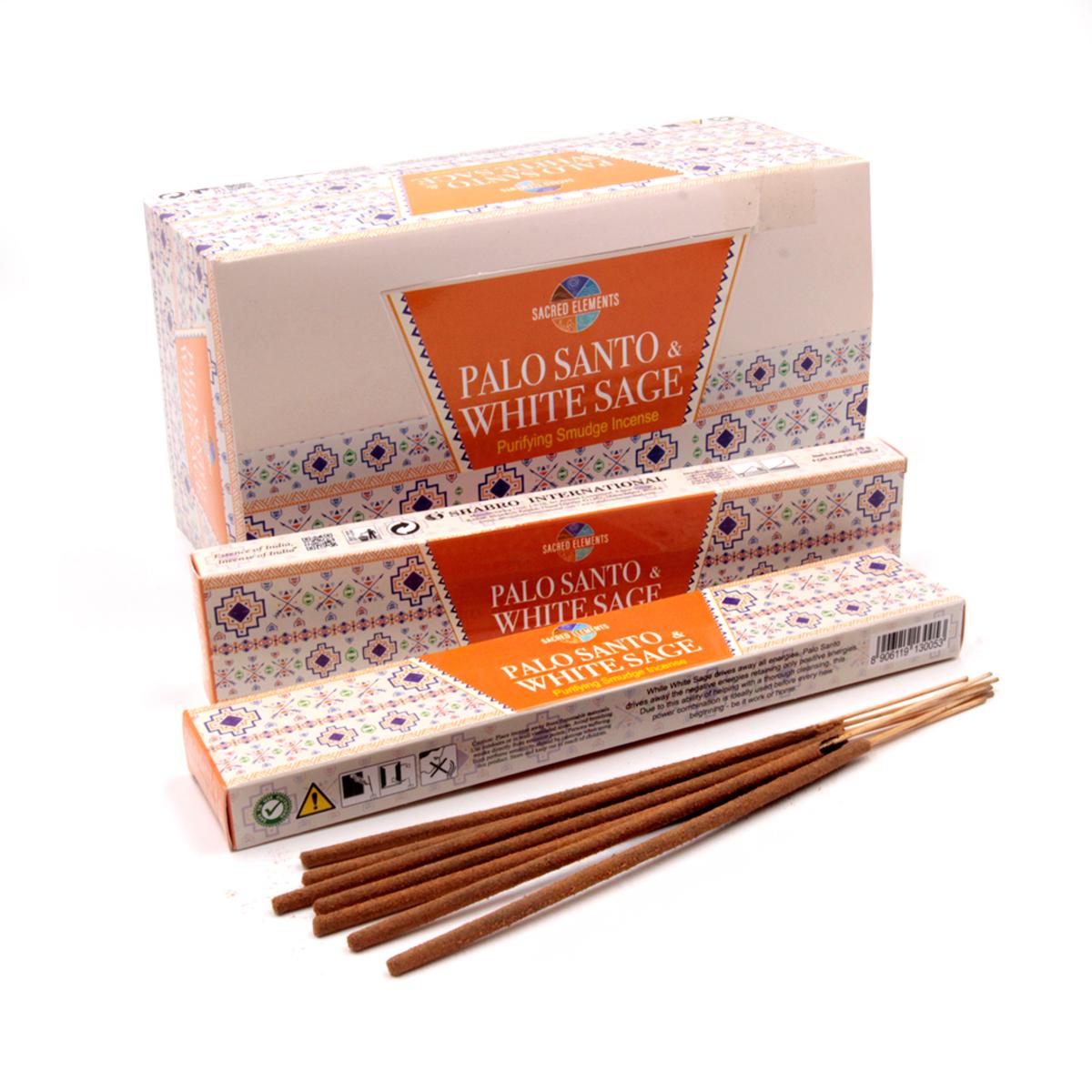 Купить Благовония HEM Palo Santo - White Sage, 15 г - Экоcтория ...