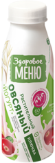 Овсяный йогурт с клюквой СОЮЗПИЩЕПРОМ 330 мл