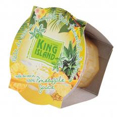 KING ISLAND кокосовое желе в c кусочками ананаса в ананасовом соке, 160 г