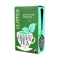 CLIPPER органический зеленый чай с мятой 20 пакетиков 40 г