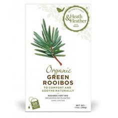 Heath & Heather чай травяной органический "Зеленый ройбуш" 20 пакетиков в конвертах 30 г
