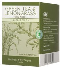 NATUR BOUTIQUE органический зеленый чай с лемонграссом 20 пакетиков