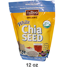 Чиа семена белые NUTIVA органические 340 г