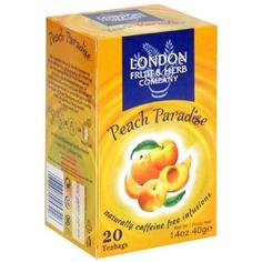 LONDON FRUIT & HERB COMPANY фруктово-травяной чай "Персиковый рай" 20 пакетиков в конвертах 40 г