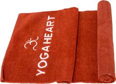 Коврик для йоги YOGA HEART - бордовый в чехле 60см х 190см 100%-хлопок
