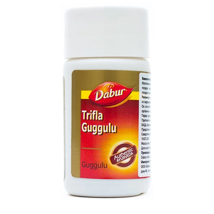 Трифала гуггулу Dabur, 40 таблеток по 425 мг
