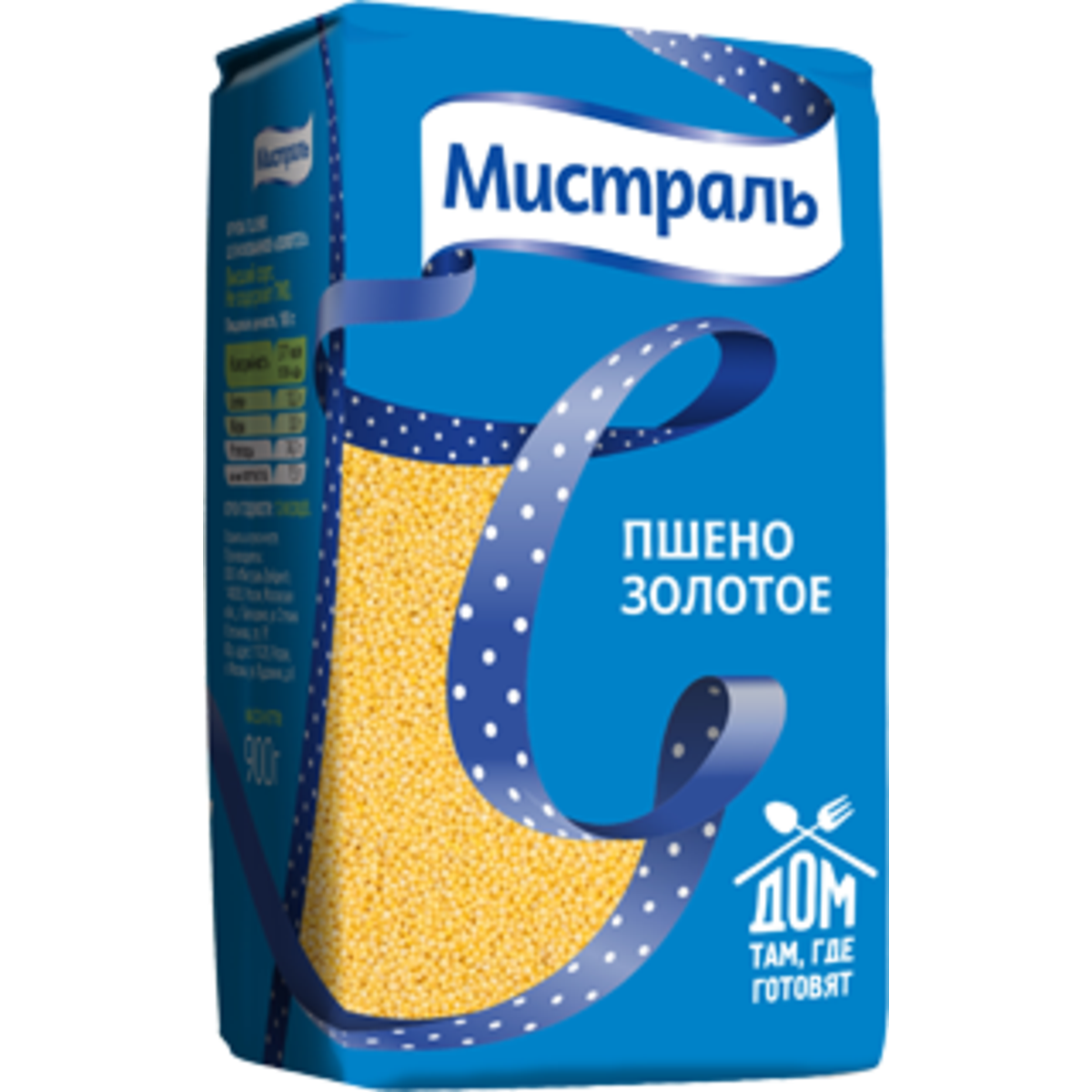 Купить Пшено (просо) золотое МИСТРАЛЬ, 900 г - Экоcтория Челябинск ...