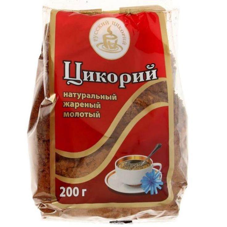 Цикорий натуральный молотый в пакете "Русский цикорий", 200 г