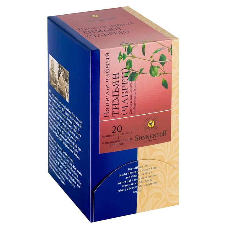 SONNENTOR травяной чай «Тимьян (чабрец)» 20 пакетиков по 1 г