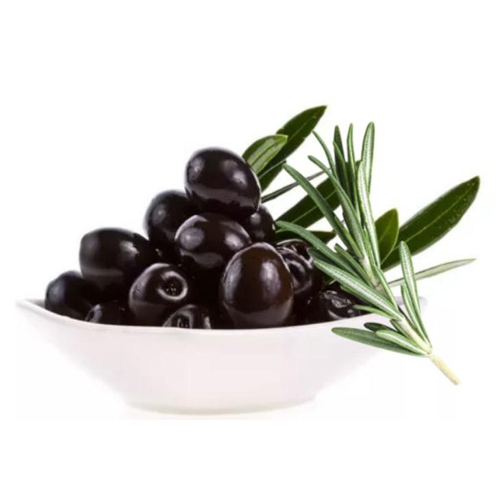 Оливки черные с косточкой сорт Каламон с розмарином KURTES 1 кг