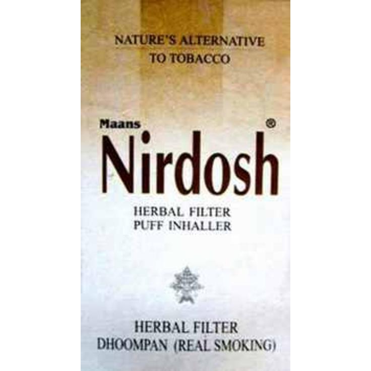 NIRDOSH сигареты без табака с ментолом - ингалятор на основе трав с фильтром 10 штук