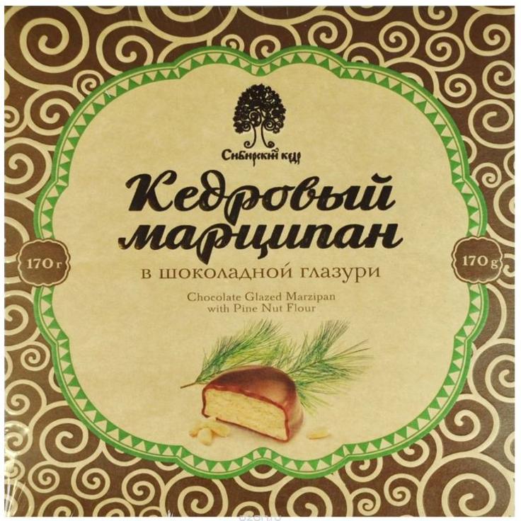 Кедровый марципан в шоколадной глазури "Сибирский Кедр" 170 г