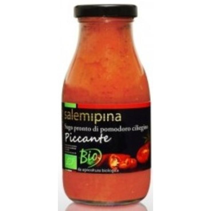Соус томатный из сицилийских помидорчиков черри пикантный БИО Salemipina 250 г